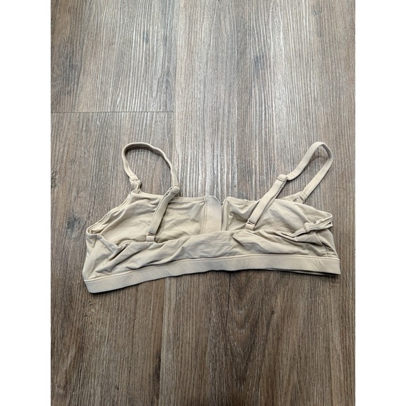 SKIMS Women's Fits Everybody Adaptive Scoop Bralette in Onyx Size XL - Picture 3 of 4